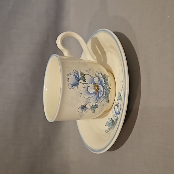 Keltcraft by Noritake 9100 Peonytime Cup & Saucer - Picture 1 of 10